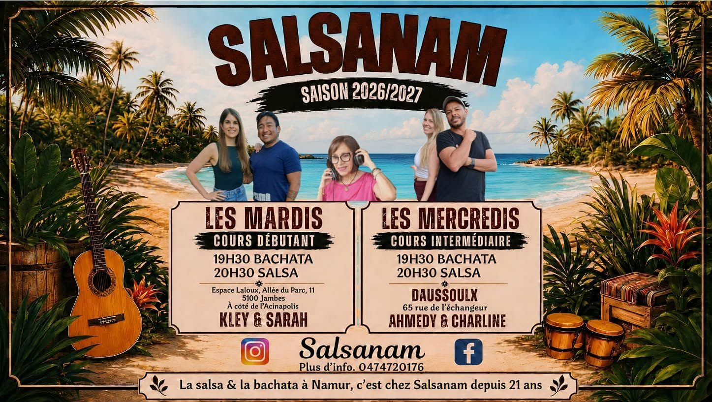 Cours de Bachata et Salsa à Salsanam Namur photo